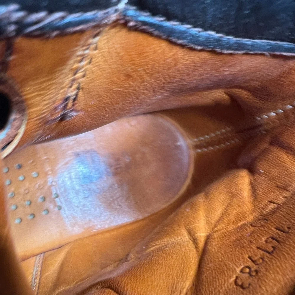 Vintage Dexter Hiking Boots Vibram Sole Brown Leather Mountaineering USA Men's 7